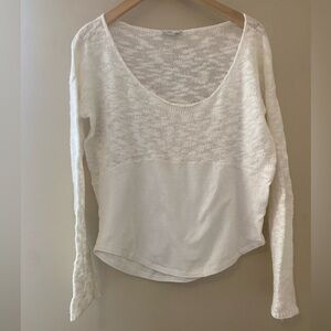 Covet loose knit wide neck pullover